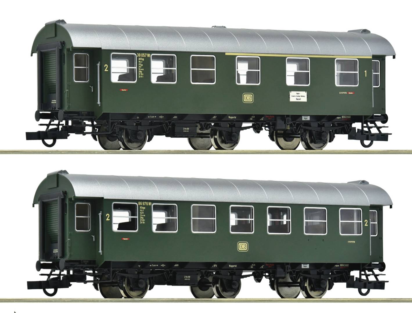 Roco H0 (1:87) 6200123 - 2-tlg. Set 1: Umbauwagen, DB | Modellbahn | Modelleisenbahn