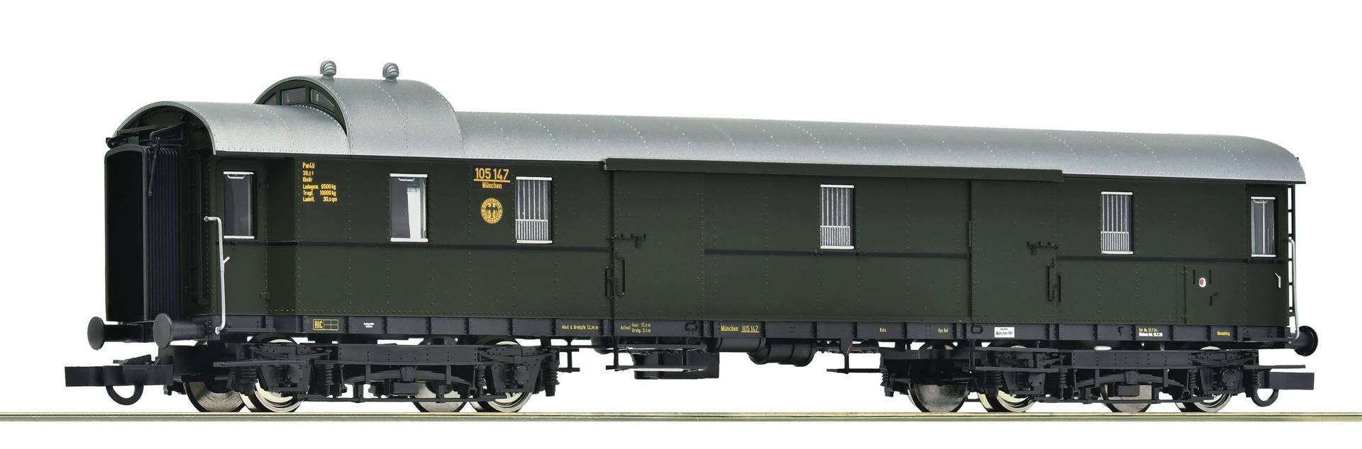 Roco H0 (1:87) 6200140 - Einheits-Gepäckwagen, DRG | Modellbahn | Modelleisenbahn