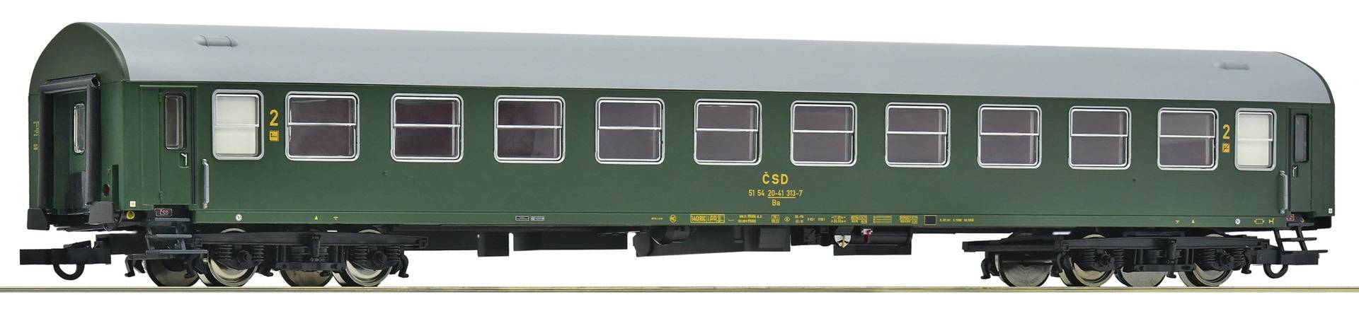Roco H0 (1:87) 6200170 - Reisezugwagen 2. Klasse, CSD | Modellbahn | Modelleisenbahn