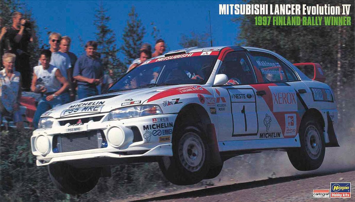 Hasegawa 620480 - 1/24 Mitsubishi Lancer Evo IV, Finland Rally 1997 | Modellbau