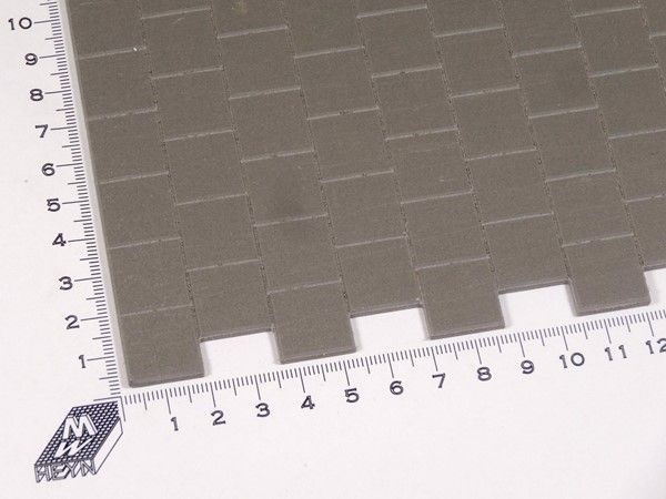 Heyn 6238.1 - Bauplatte Pflaster 17x17mm ca. 300x500x3 mm | Modellbahn | Modelleisenbahn