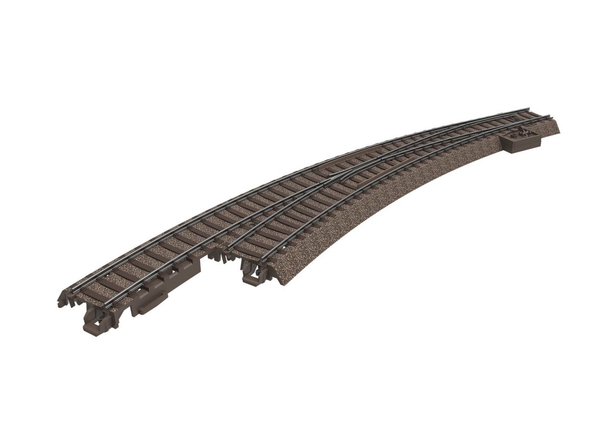 Trix H0 (1:87) T62771 - Trix H0 Bogenweiche links Radius 515 mm / 30° | Modellbahn | Modelleisenbahn