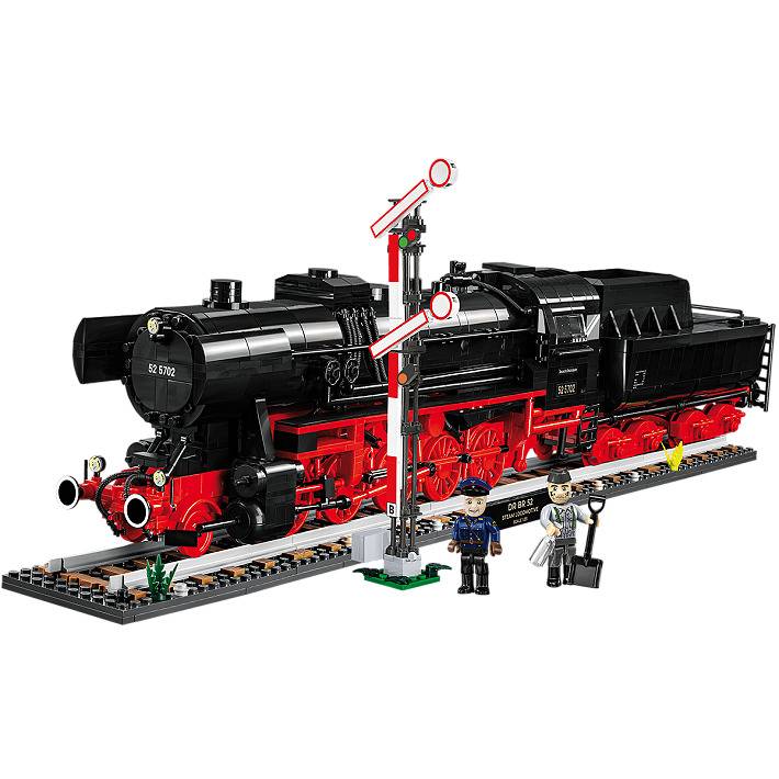 Cobi 6287 - DR BR 52 Steam Locomotive & Railway Semaphore | Modellbau