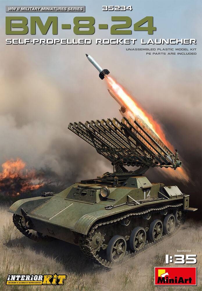 MiniArt 35234 - BM-8-24 Self-Propelled Rocket Launcher. Int. Kit | Modellbau