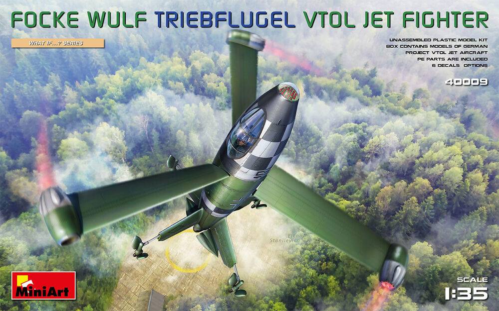 MiniArt 40009 - Focke Wulf Triebflugel (VTOL) Jet Fighter | Modellbau