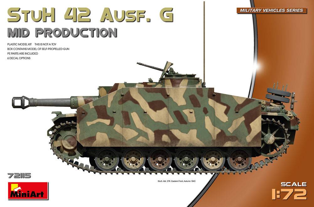 MiniArt 72115 - StuH 42 Ausf. G Mid Prod | Modellbau
