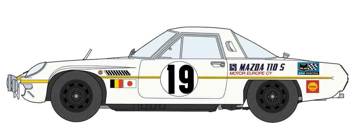 Hasegawa 651050 - 1/24 Mazda Cosomo Sport, 1968 Marathon de la RouteSuper Detail | Modellbau