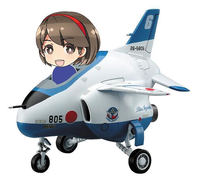 Hasegawa 652244 - EGG Girls, Deformer, No. 1, Rei Hazumi m. T-4 Blue Imp. | Modellbau
