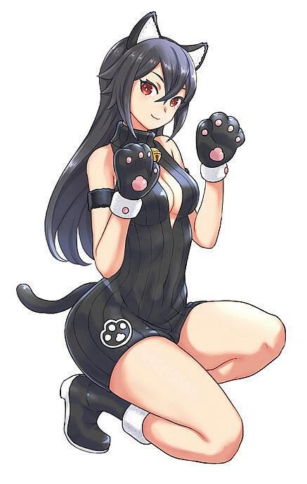 Hasegawa 652354 - 1/12 Egg girls Collection No. 37, Haku Rinpha, Black Cat | Modellbau