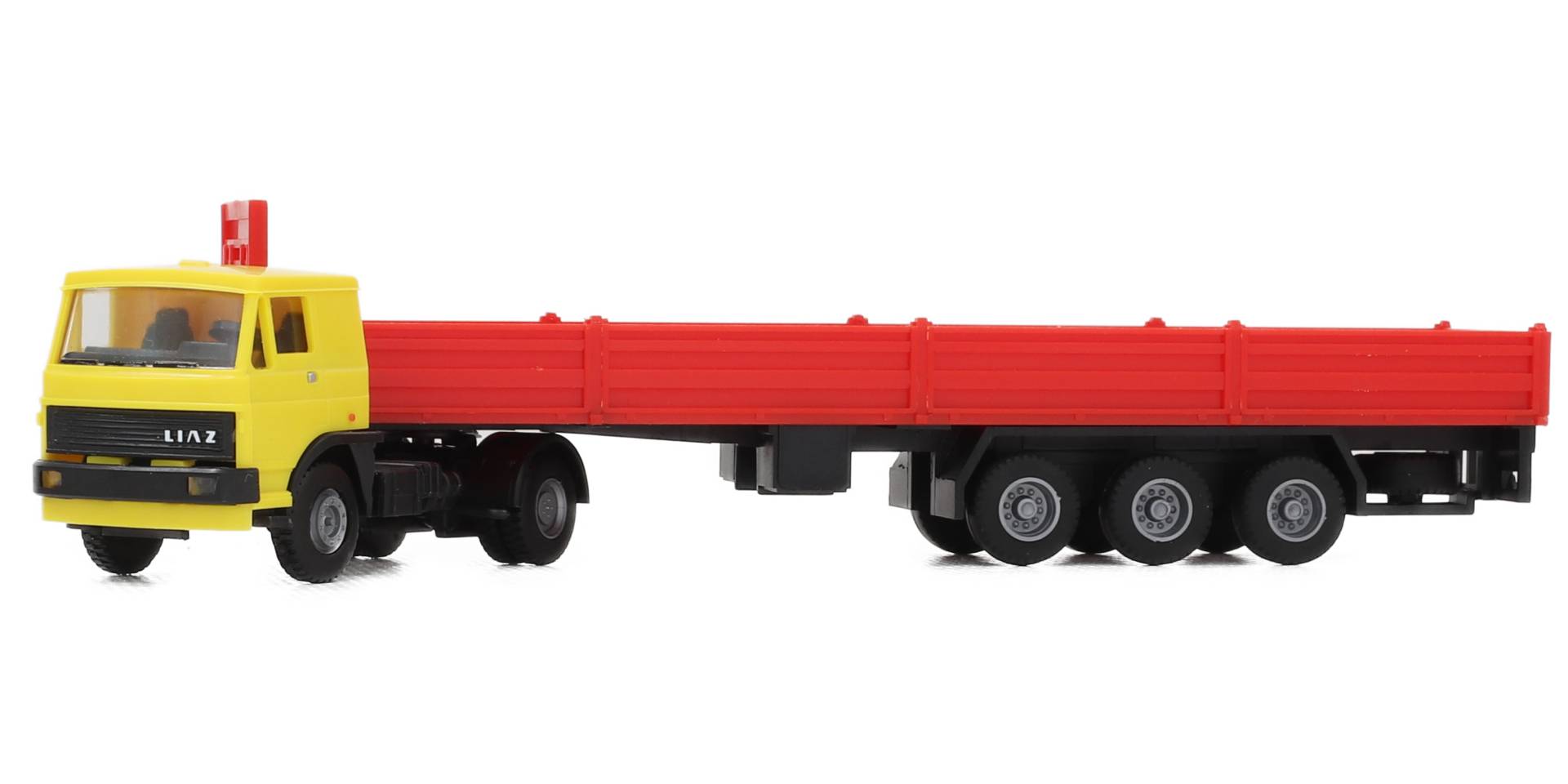 Igra Model H0 (1:87) 66618019 - Liaz gelb Pritschen-Sattelzug | Modellbahn | Modelleisenbahn