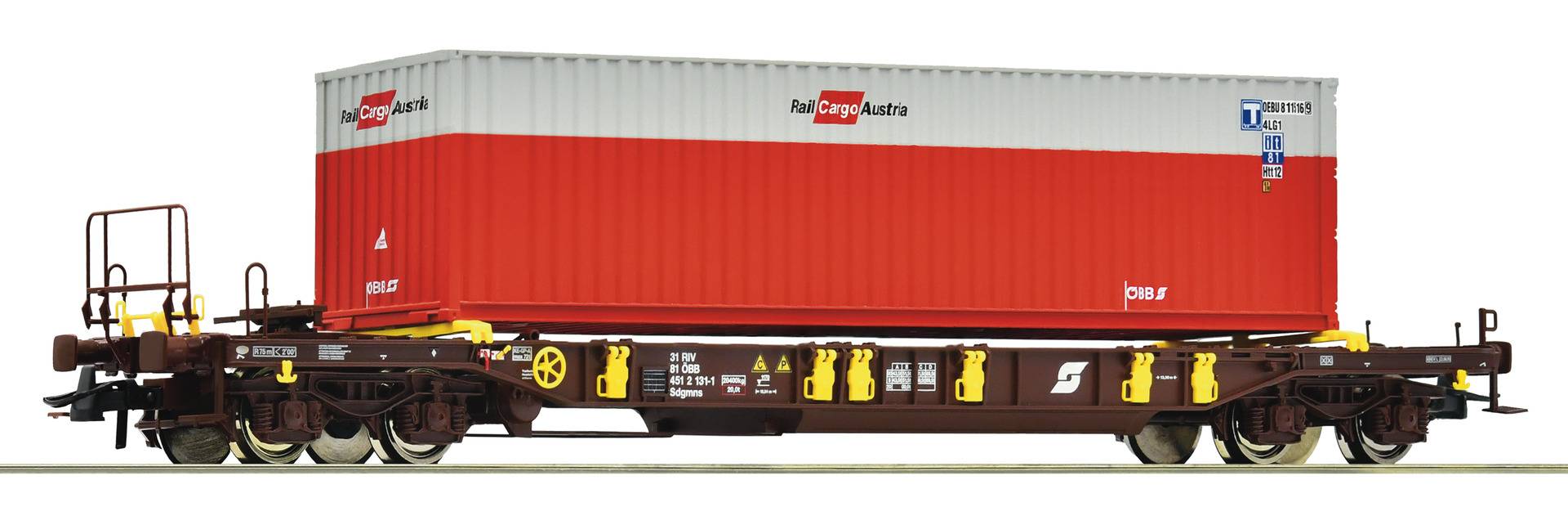 Roco H0 (1:87) 67598 - Taschenwagen T3, ÖBB | Modellbahn | Modelleisenbahn
