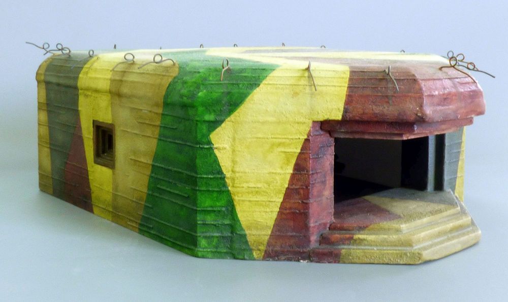 Plus model 493 - German artillery Bunker in 1:35 | Modellbau