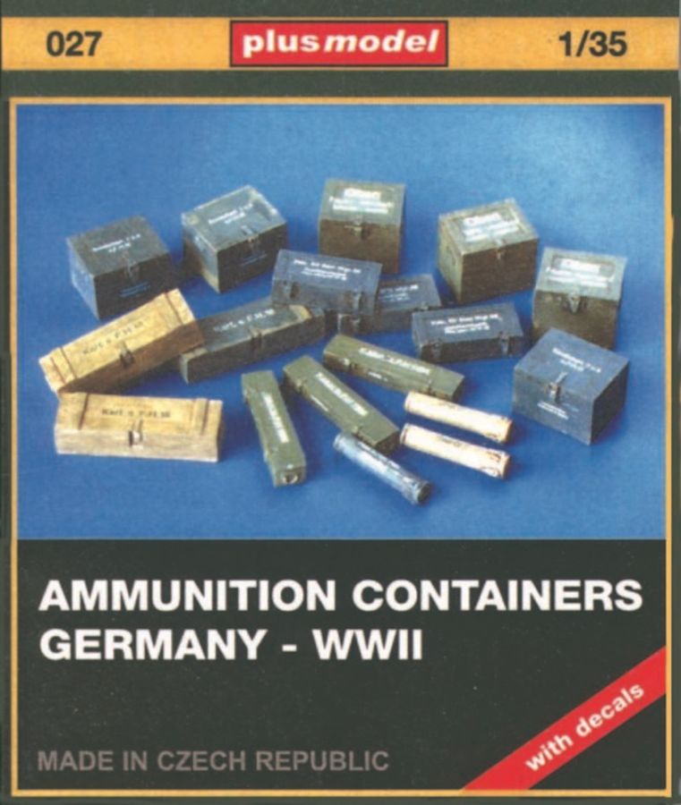 Plus model 27 - Deutsche Munitionskisten WW II in 1:35 | Modellbau