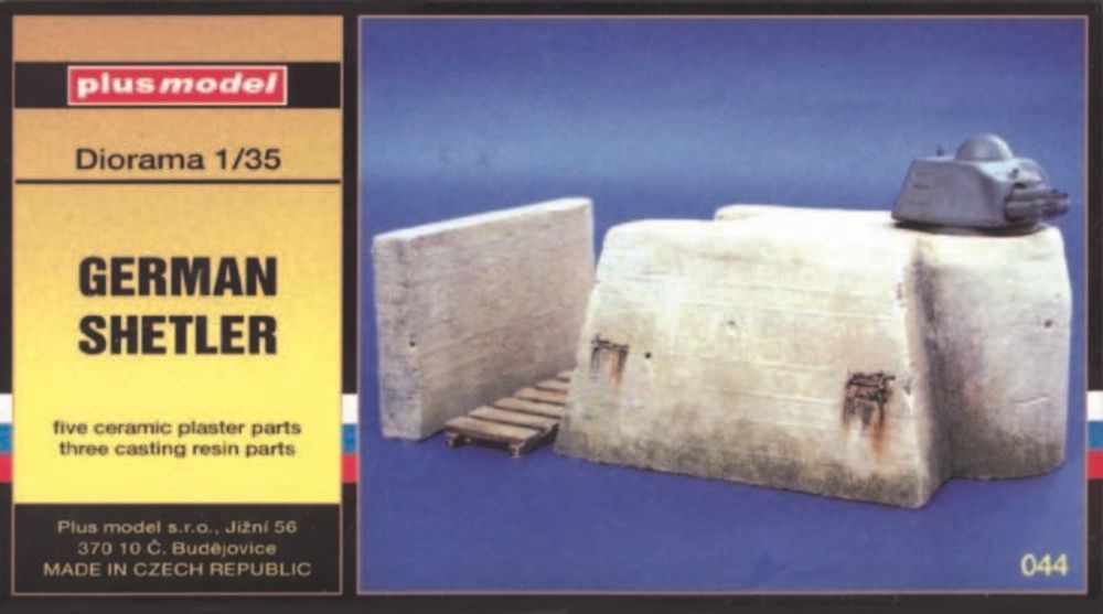 Plus model 44 - Deutscher Bunker in 1:35 | Modellbau