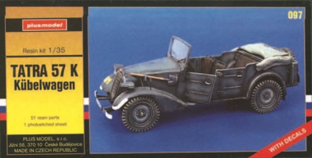 Plus model 97 - Tatra 57 K Kübelwagen in 1:35 | Modellbau