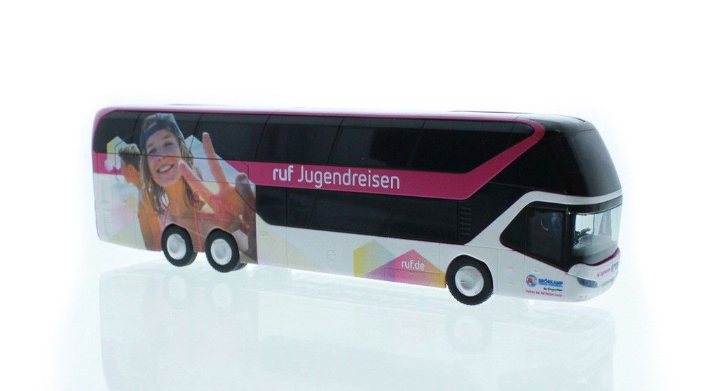 Rietze H0 (1:87) 69046 - Neoplan Skyliner ́11 ruf Jugendreisen - Bröskamp Harsewinkel, 1:87 | Modellbahn | Modelleisenbahn