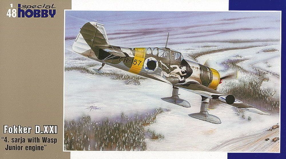 Special Hobby 100-SH48073 - Fokker D.XXI 4. Sarja with Wasp Junior Engine in 1:48 | Modellbau