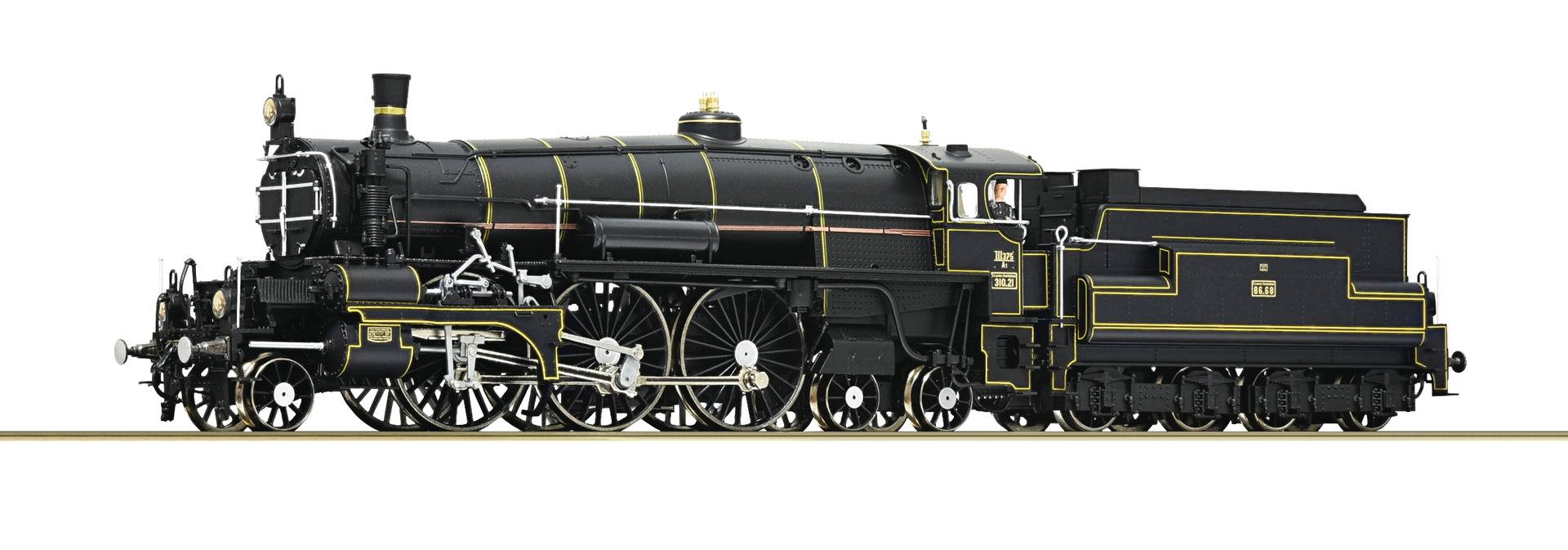 Roco H0 (1:87) 7100051 - Dampflokomotive 310.21 Gölsdorf-Edition, kkStB | Modellbahn | Modelleisenbahn