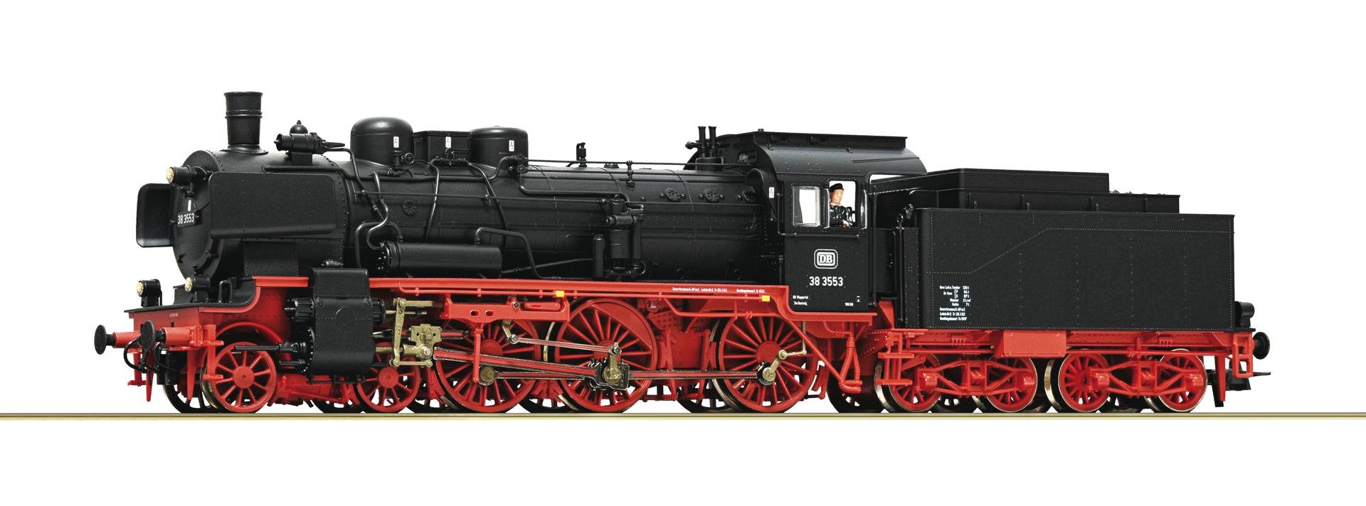 Roco H0 (1:87) 71387 - Dampflokomotive 38 3553, DB | Modellbahn | Modelleisenbahn