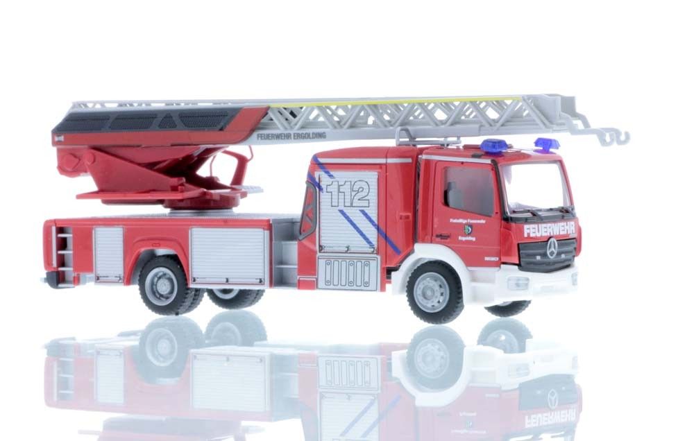 Rietze H0 (1:87) 71635 - Magirus DLK Atego ́19 FW Ergolding, 1:87 | Modellbahn | Modelleisenbahn