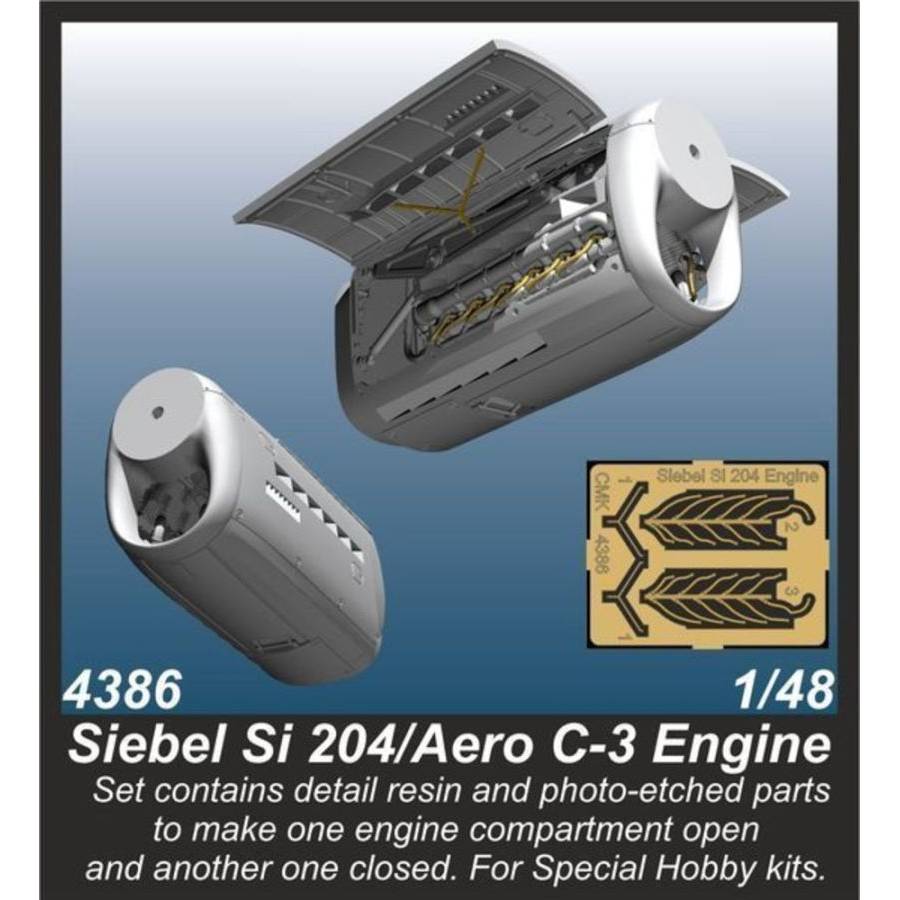 CMK 129-4386 - Siebel Si 204/Aero C-3 Engine in 1:48 | Modellbau