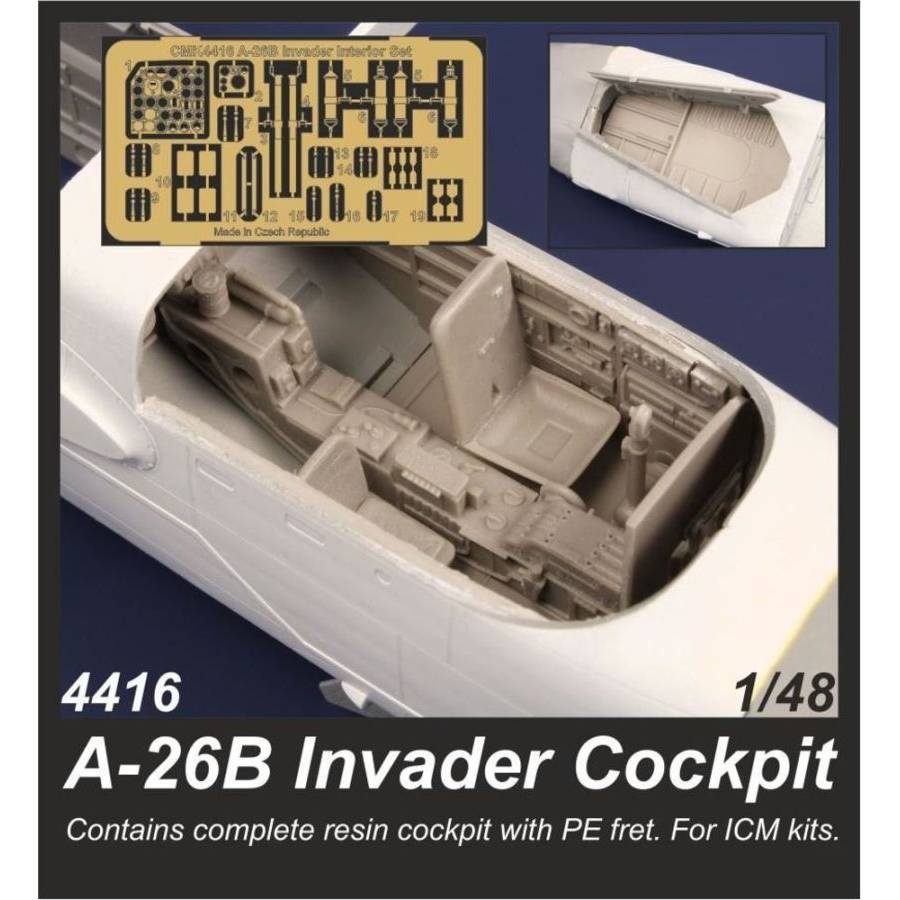 CMK 129-54416 - A-26B Invader Cockpit in 1:48 | Modellbau