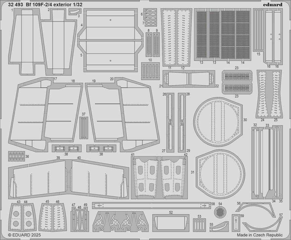 Eduard Accessories BIG33166 - Bf 109F-2 HOBBY 2000 / HASEGAWA | Modellbau