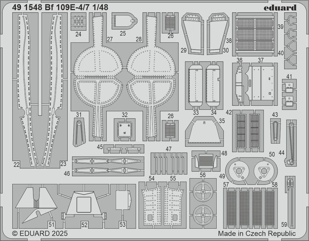Eduard Accessories BIG49467 - Bf 109E-4/7 for Tamiya | Modellbau