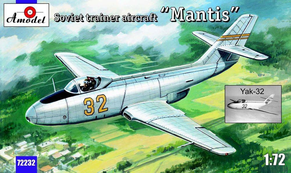 Amodel AMO72232 - 1:72 Yak-32 Mantis Soviet trainer aircraft | Modellbau