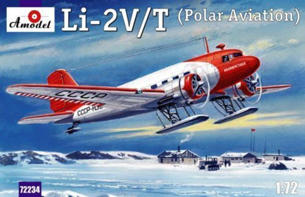 Amodel AMO72234 - 1:72 Lisunow Li-2V/T Soviet polar aircraft | Modellbau