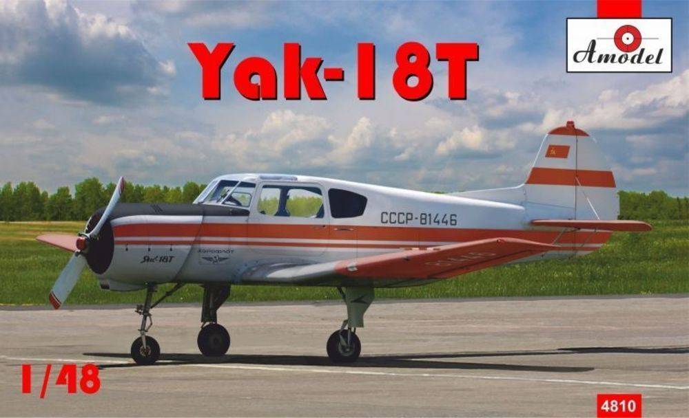 Amodel AMO4810 - 1:48 Yakovlev Yak-18T Red Aeroflot | Modellbau