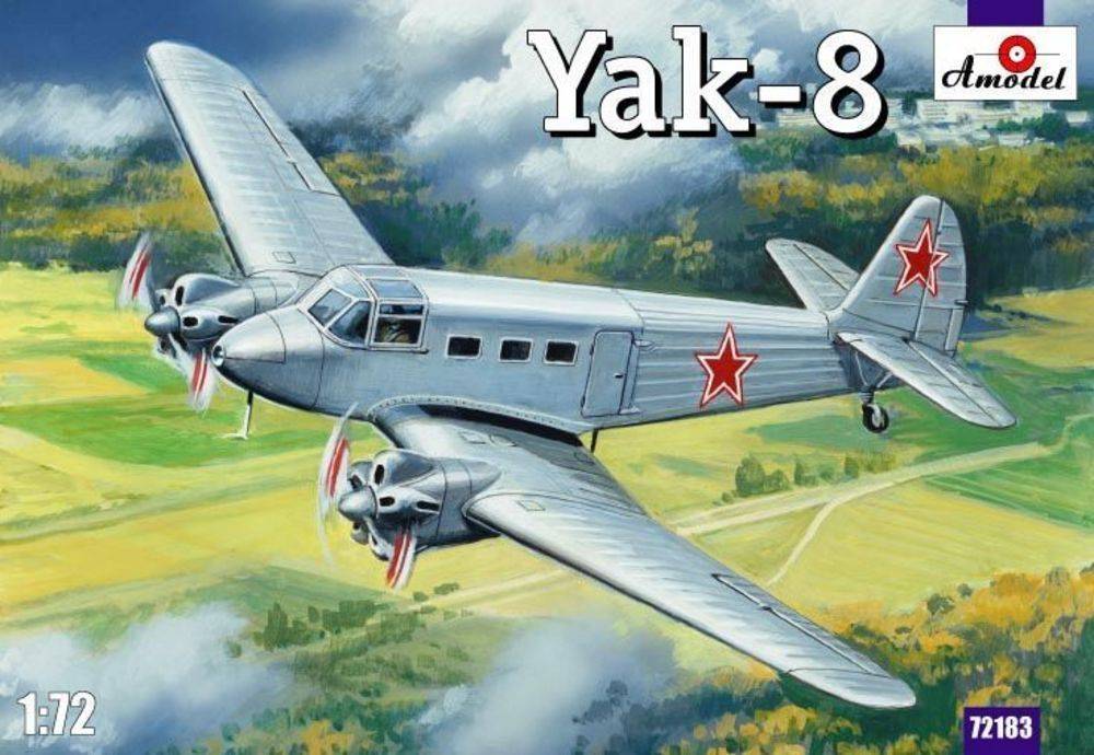 Amodel AMO72183 - 1:72 Yakovlev Yak-8 Soviet passenger aircraft | Modellbau