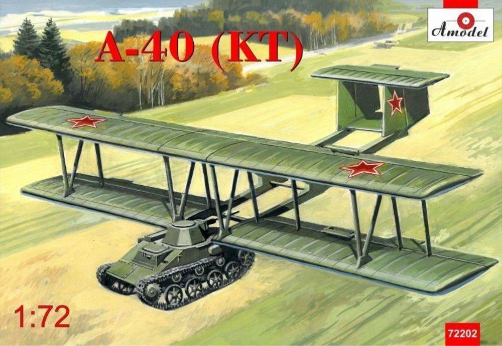 Amodel AMO72202 - 1:72 Antonov A-40 (KT)prototype flying tank T | Modellbau