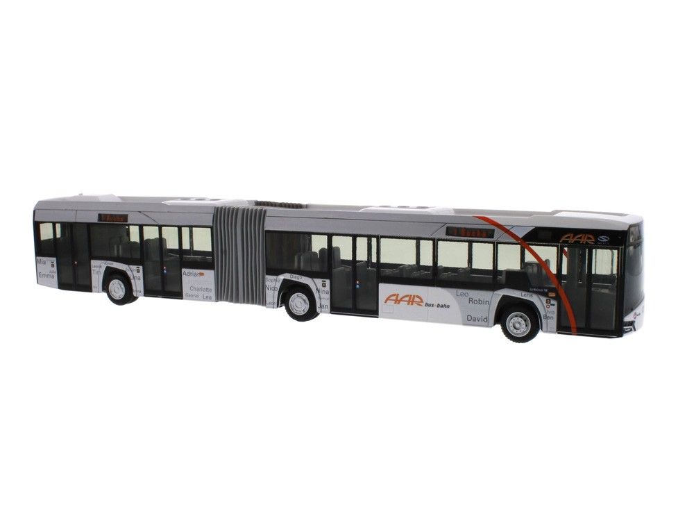 Rietze H0 (1:87) 73117 - Solaris Urbino 18 14 AAR Bus/Bahn Aarau (CH), 1:87 | Modellbahn | Modelleisenbahn