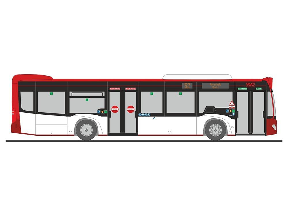 Rietze H0 (1:87) 73501 - Mercedes-Benz Citaro ́15 MVG Lüdenscheid, 1:87 | Modellbahn | Modelleisenbahn