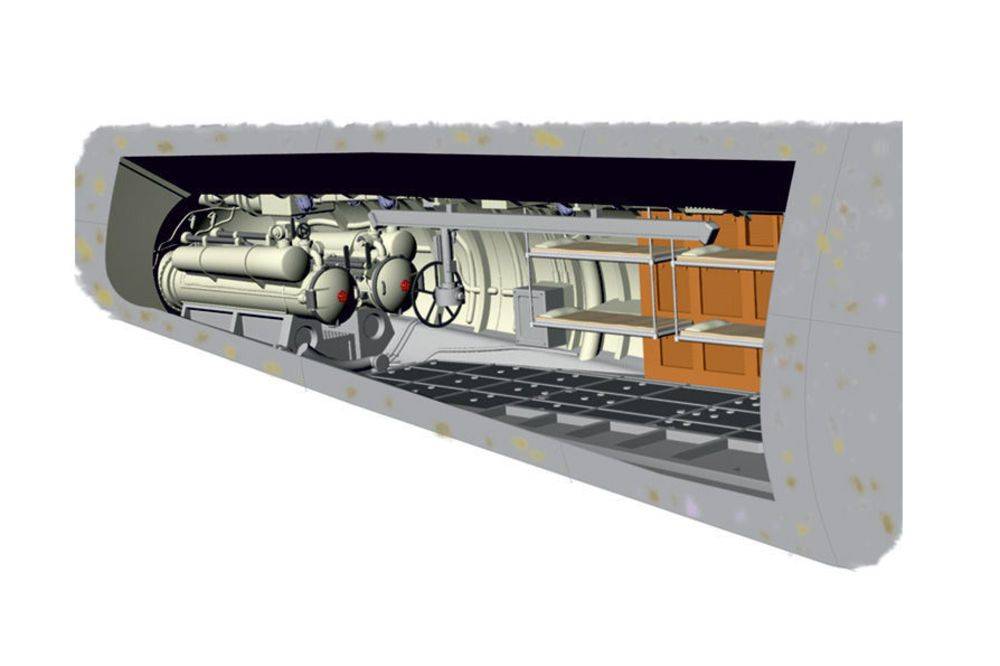 CMK 129-N72012 - 1:72 U-Boot IX Rear Torpedo Section&Crew bunk | Modellbau