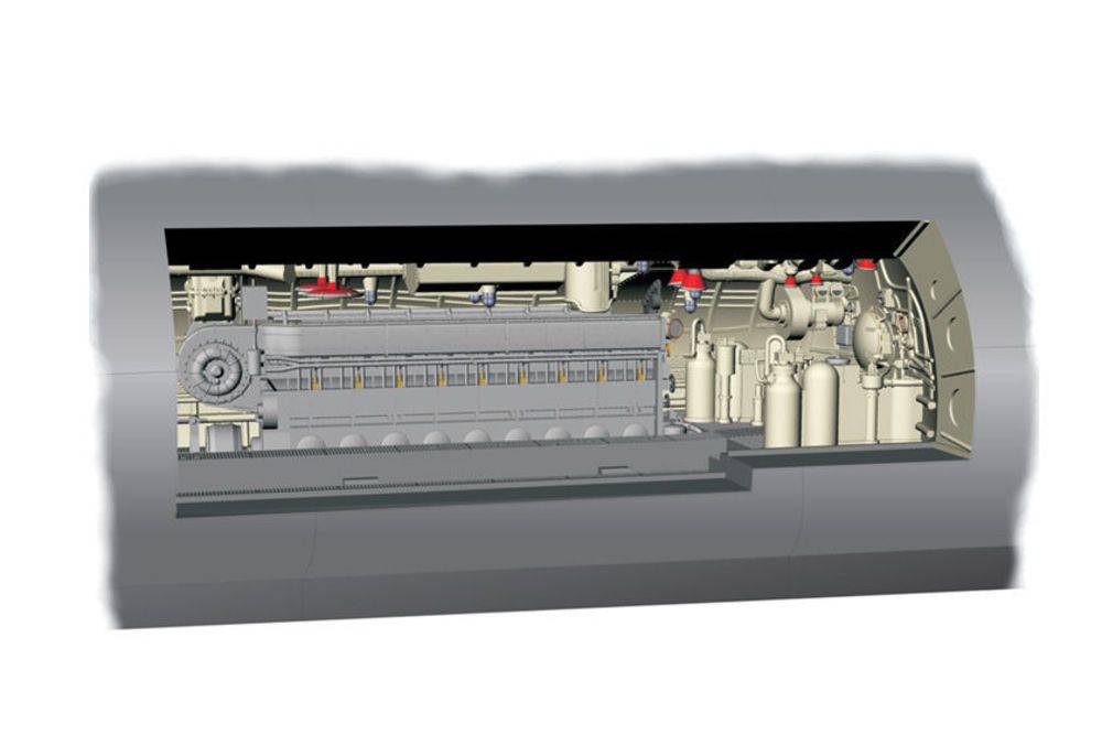 CMK 129-N72017 - U-Boot IX Diesel Engine section in 1:72 | Modellbau