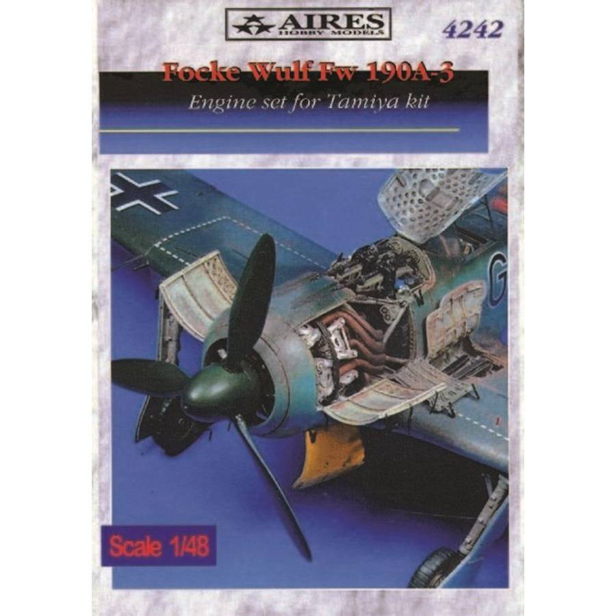 Aires 4242 - 1:48 Fw 190A3 Engine set für Tamiya-Bausatz | Modellbau