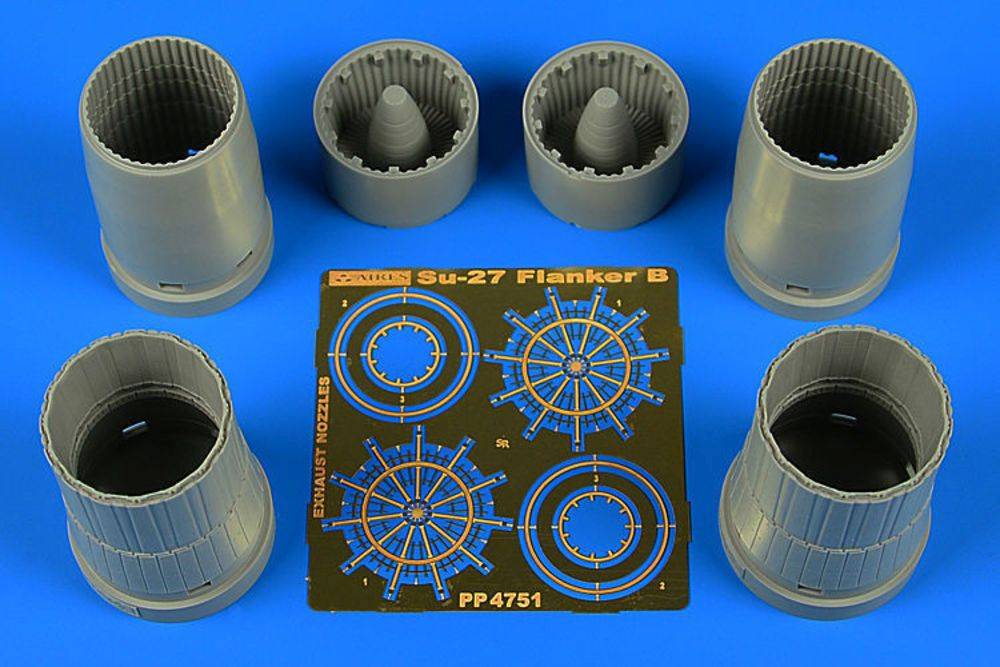 Aires 4751 - 1:48 Su-27 Flanker B exhaust nozzles f.Hobby Boss | Modellbau