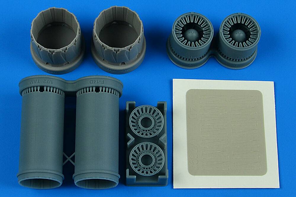 Aires 7397 - F-14D Tomcat exhasut nozzles - opened for Tamiya | Modellbau