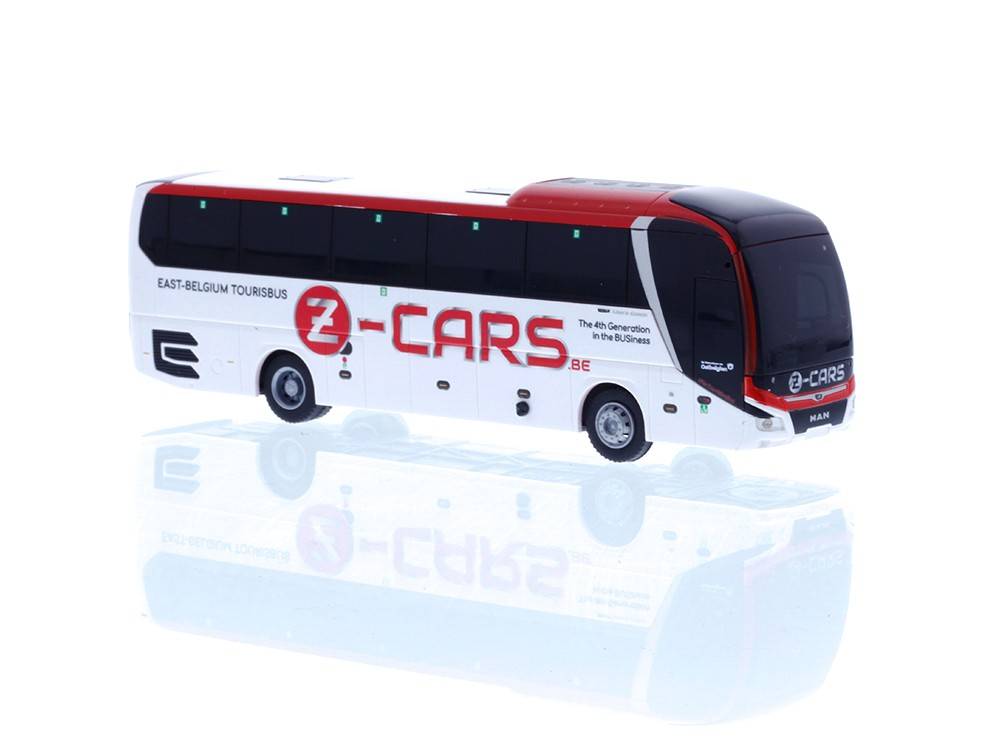 Rietze H0 (1:87) 74865 - MAN Lion ́s Coach ́17 Z-Cars (BE), 1:87 | Modellbahn | Modelleisenbahn