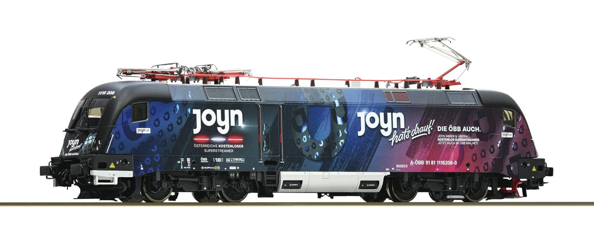 Roco H0 (1:87) 7500097 - Elektrolokomotive 1116 208-0 "Joyn", ÖBB | Modellbahn | Modelleisenbahn