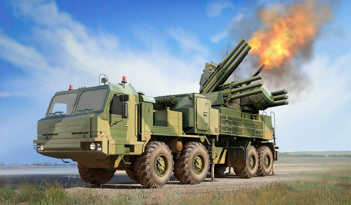 Trumpeter 751087 - 1/35 72V6 auf 96K6 Pantsir S1 SPAAGM BAZ 6909 | Modellbau