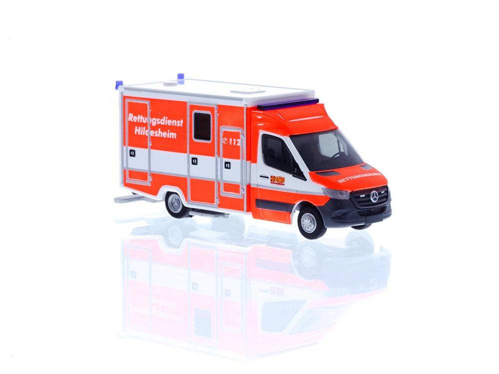 Rietze H0 (1:87) 76130 - GSF RTW ́18 ASB Hildesheim, 1:87 | Modellbahn | Modelleisenbahn