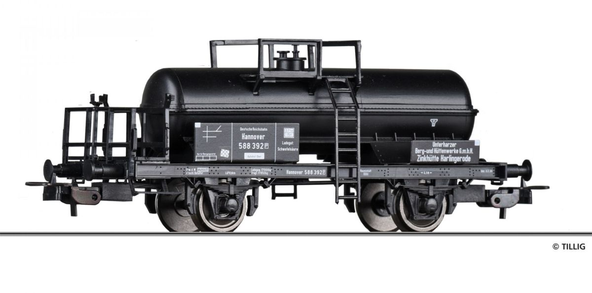 Tillig H0 (1:87) 77019 - Säurekesselwagen DRG | Modellbahn | Modelleisenbahn