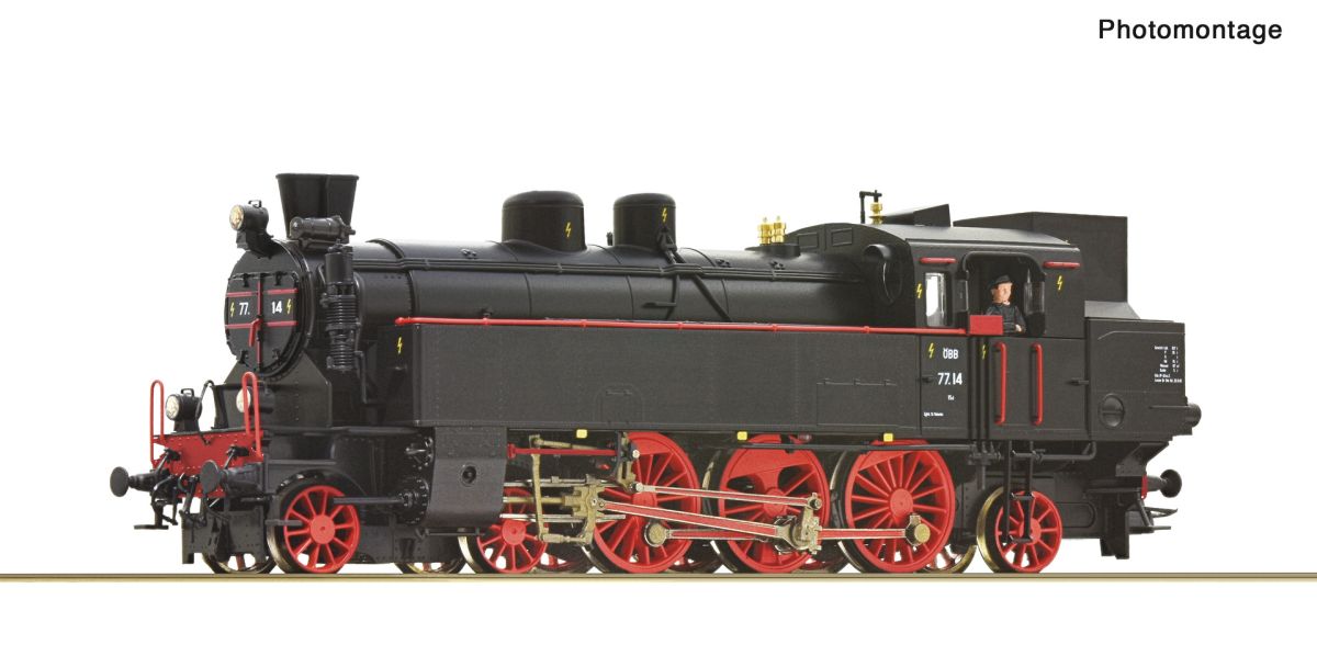 Roco H0 (1:87) 78078 - Dampflokomotive 77.14, ÖBB | Modellbahn | Modelleisenbahn