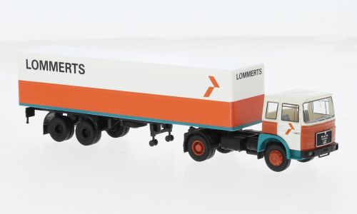Brekina H0 (1:87) 78163 - Brekina, MAN F7 Koffer-SZ, 1970, Lommerts, 1:87 | Modellbahn | Modelleisenbahn