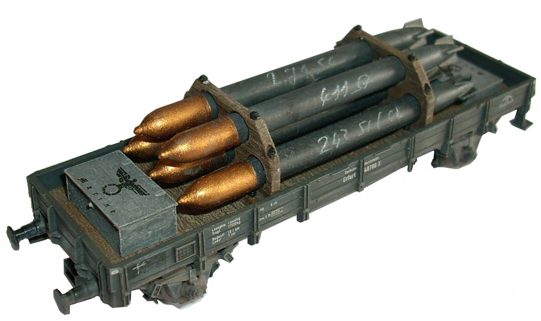 ArtMaster H0 (1:87) 80.306 - Torpedos und Zubehör als Ladegut H0 | Modellbahn | Modelleisenbahn