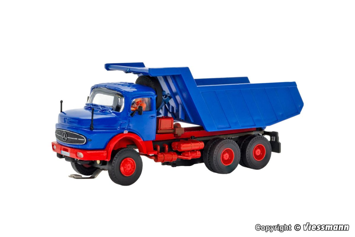 Viessmann H0 (1:87) 8019 - H0 MB Rundhauber 3-achs mit MEILLER Gesteinsmulde, Basis, Funktionsmodell | Modellbahn | Modelleisenbahn