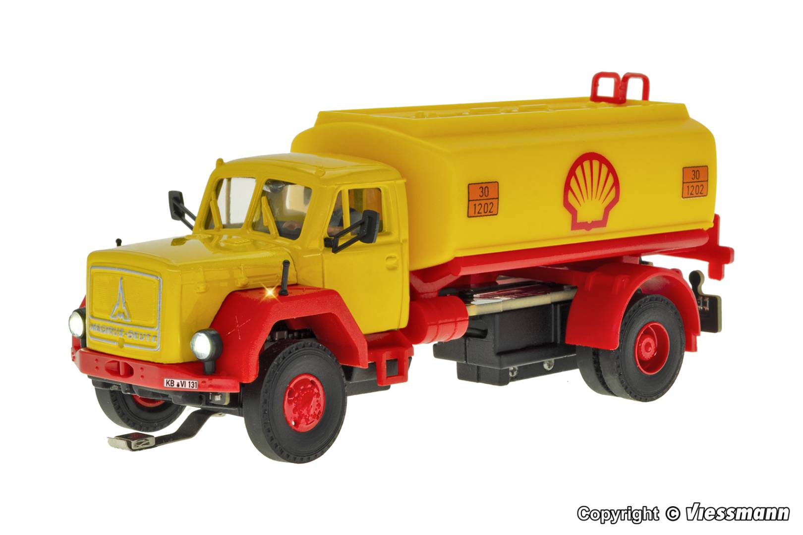 Viessmann H0 (1:87) 8131 - H0 MAGIRUS DEUTZ 2-achs Tankfahrzeug Shell, Basis, Funktionsmodell | Modellbahn | Modelleisenbahn